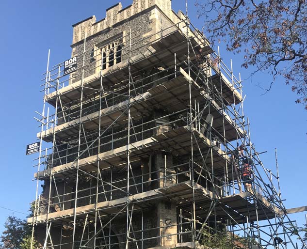 Commercial Scaffolding, Churches, Businesses, Chelmsford, Colchester, Essex
